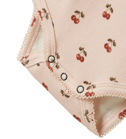 Lil' Atelier Samfella l/e - Rib - Nei - NbfLavo - Silfur Peony M