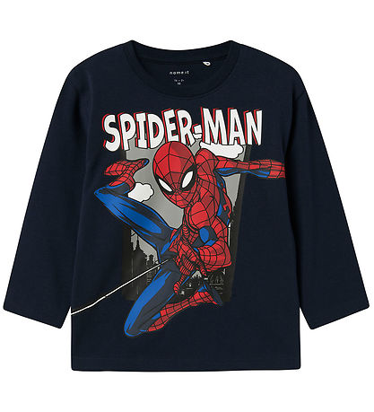 Name It Blouse - Noos - NmmJuice - Spider-Man - Navy Blazer Name It Blouse - Noos - NmmJuice - Spider-Man - Navy Blazer