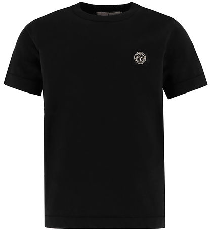 Stone Island T-shirt - Black w. Logo Stone Island T-shirt - Black w. Logo