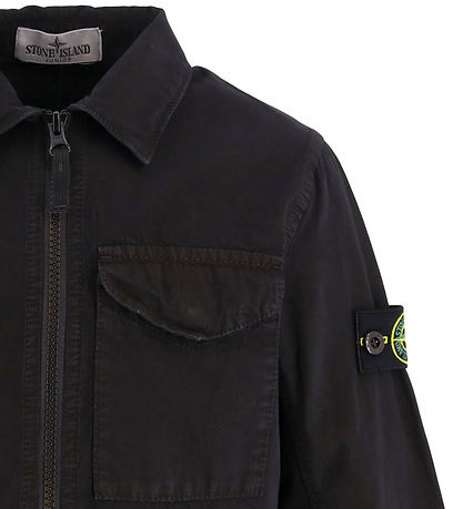 Stone Island Jacket - Overshirt - Black Stone Island Jacket - Overshirt - Black