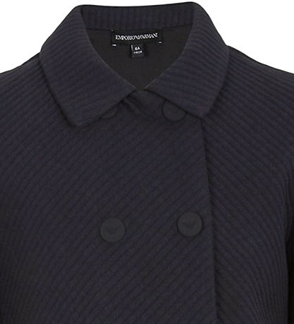 Emporio Armani Cardigan - Rib - Dökkblátt
