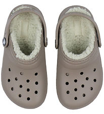 Crocs Sandals w. Lining - Classic+ Lined Clog - Mushroom/Bone Crocs Sandals w. Lining - Classic+ Lined Clog - Mushroom/Bone