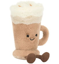 Jellycat Soft Toy - 18x8 cm - Amuseables Latte - Brown/Beige Jellycat Soft Toy - 18x8 cm - Amuseables Latte - Brown/Beige