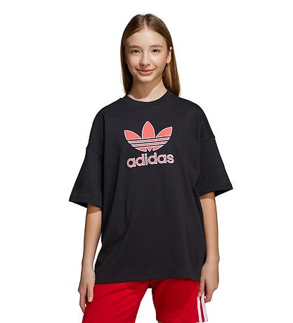 adidas Originals 티셔츠 - 검은색