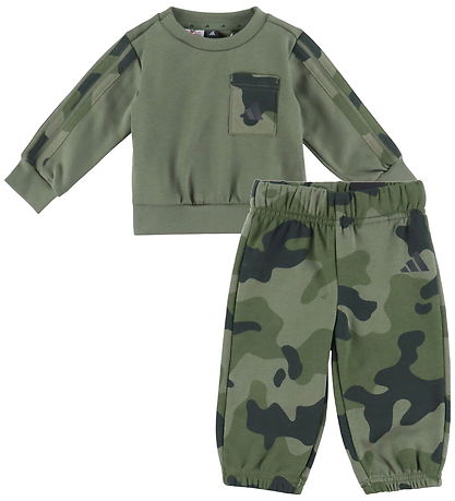 adidas Performance Sweat Set - Inf Camo - Olistr/Black adidas Performance Sweat Set - Inf Camo - Olistr/Black