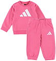 adidas Performance Sweat Set - I BL FT JOG - Pnkfus/White adidas Performance Sweat Set - I BL FT JOG - Pnkfus/White