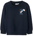 Sweat-shirt Name It - NmmVasha -Marine Blazer/Gamer Dino