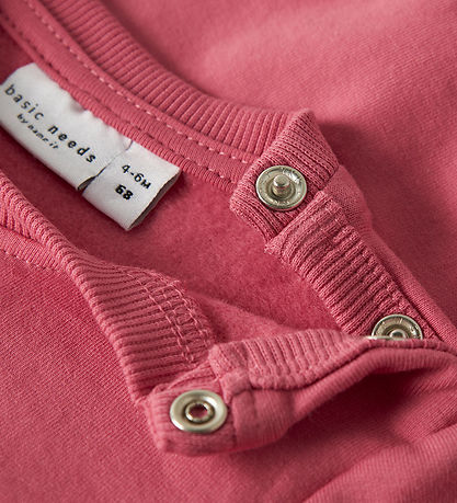 Sweat-shirt Name It - NbfVrillie - Rapture Rose/Raspberry Sweat-shirt Name It - NbfVrillie - Rapture Rose/Raspberry