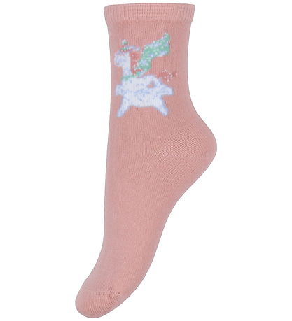 Name It Socks - 5-Pack - NmfVinni - Bright White/Floral AOP