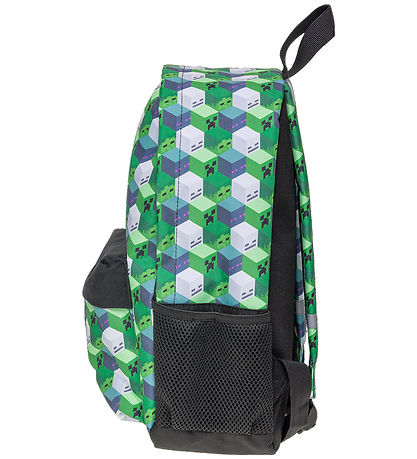 Minecraft Backpack - 38x28x13 cm - Green/Black