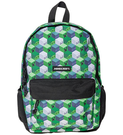 Minecraft Backpack - 38x28x13 cm - Green/Black Minecraft Backpack - 38x28x13 cm - Green/Black