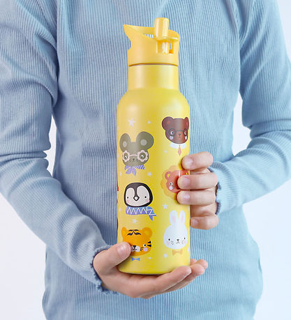 A Little Lovely Company Water Bottle - Stainless Steel - 500 mL