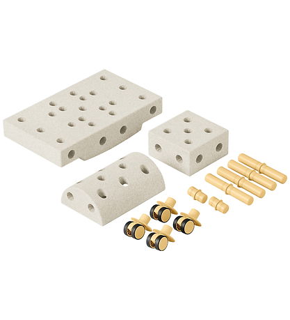 MODU Curiosity Set - 14 Parts - 50x30x20 cm - Sand Grey/Honey Ye