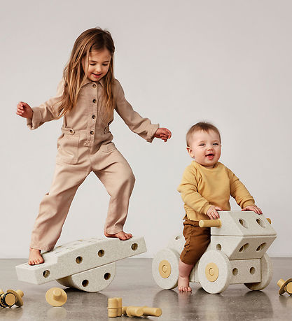 MODU Dreamer Set - 34 Parts - 70x40x20 cm - Sand Grey/Honey Yell MODU Dreamer Set - 34 Parts - 70x40x20 cm - Sand Grey/Honey Yell