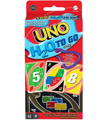Uno Card Game - Uno H2O To Go Uno Card Game - Uno H2O To Go