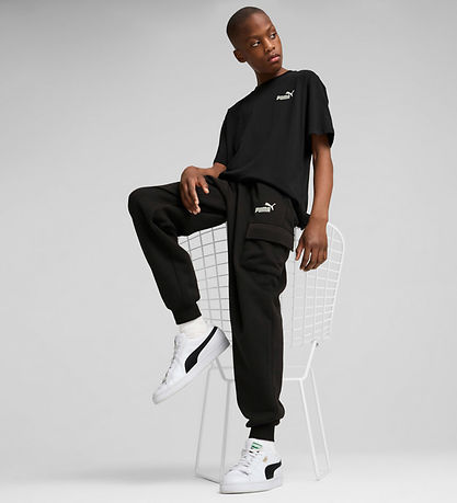 Puma Sweatpants - ESS No. 1 Logo - Black Puma Sweatpants - ESS No. 1 Logo - Black