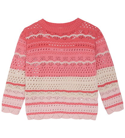 Minymo Blouse - Rose Quartz w. Pointelle Minymo Blouse - Rose Quartz w. Pointelle