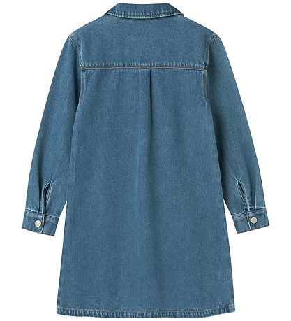 Name It Kjóll - Gallaefni - NkfAstrid - Medium+ Blue Denim