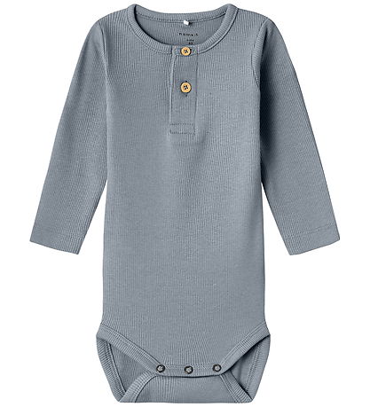 Name It Bodysuit l/s - Rib - NbmKab - Noos - Tradewinds Name It Bodysuit l/s - Rib - NbmKab - Noos - Tradewinds