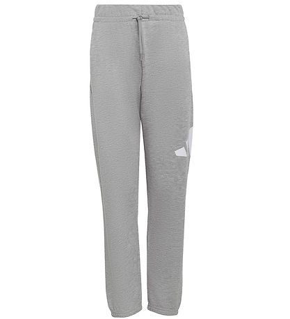 adidas Performance Sweatpants - J BL FT PT - Mgreyh/White adidas Performance Sweatpants - J BL FT PT - Mgreyh/White