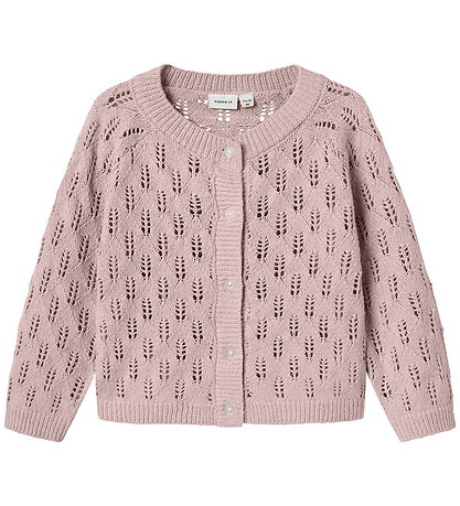 Name It Cardigan - Knitted - NmfLeslie - Burnished Lilac