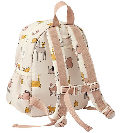 Liewood Backpack - Andreas - 5.5 L - Cats Duck Dogs/Sandy