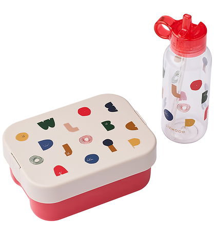 Liewood Lunchbox/Water Bottle - Chelsey - Characters/Sandy Liewood Lunchbox/Water Bottle - Chelsey - Characters/Sandy