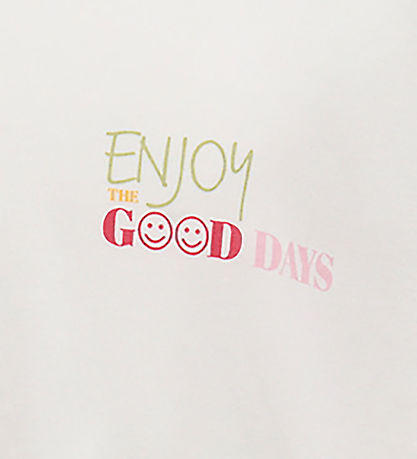 Kids Only T-shirt - Koglia - Cloud Dancer/Sun Kids Only T-shirt - Koglia - Cloud Dancer/Sun