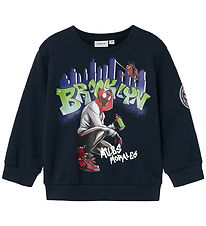 Sweat-shirt Name It - Nmmorin - Spider-Man - Dark Sapphire Sweat-shirt Name It - Nmmorin - Spider-Man - Dark Sapphire