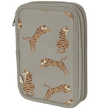 Konges Sløjd Pencil Case w. Contents - Clover - Tiger Oak Konges Sløjd Pencil Case w. Contents - Clover - Tiger Oak