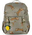 Konges Sløjd School Backpack w. Gym Bag - Clover - Tiger Oak