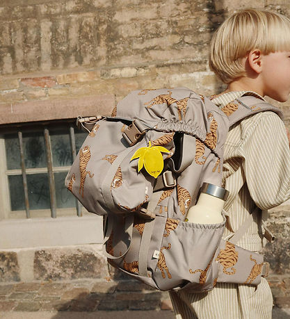 Konges Sløjd School Backpack w. Gym Bag - Clover - Tiger Oak Konges Sløjd School Backpack w. Gym Bag - Clover - Tiger Oak