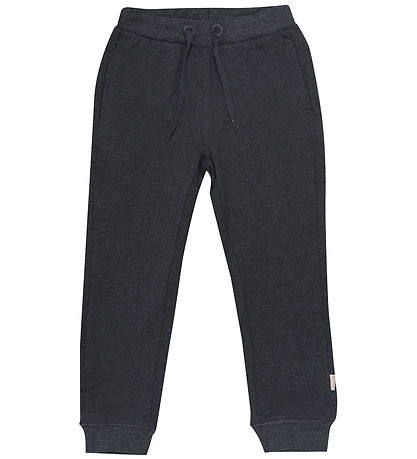 Minymo Joggingbuxur - 2 Pakki - Brúnt/Dökkgrátt