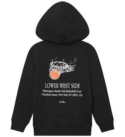Les Deux Hoodie - West Side - Black w. Print