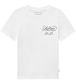 Les Deux T-shirt - Orchard - White w. Print Les Deux T-shirt - Orchard - White w. Print