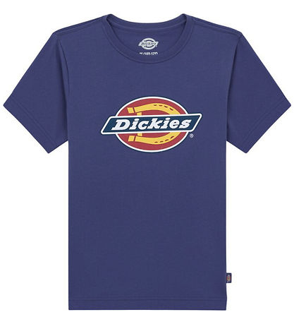 Dickies Stuttermabolur - Unglingaflokkur Lógó - Fyrirliði Blue