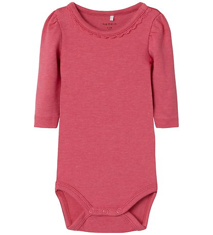 Name It Romper l/s - NbfLudmilla - Rapture Rose