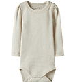 Name It Romper l/s - NbfLudmilla - Peyote Melange