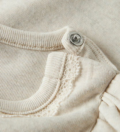 Name It Romper l/s - NbfLudmilla - Peyote Melange Name It Romper l/s - NbfLudmilla - Peyote Melange