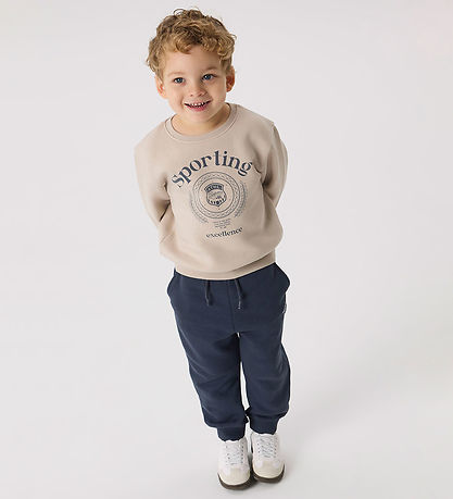 Name It Sweatshirt - NmmDrian - Silver Lining w. Print