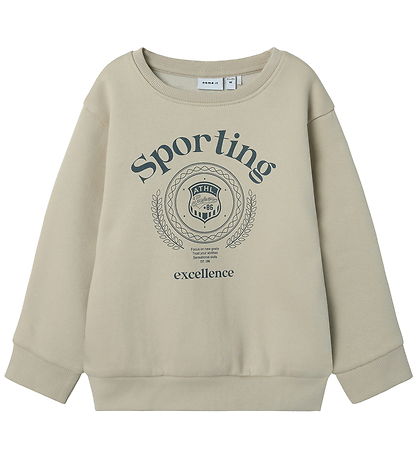 Name It Sweatshirt - NmmDrian - Silver Lining w. Print