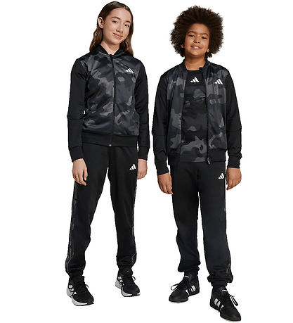 adidas Performance Tracksuit - Camouflage - Black/White adidas Performance Tracksuit - Camouflage - Black/White