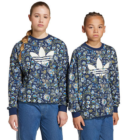 adidas Originals Sweatshirt - Crew - Nindig/Multco w. Flowers