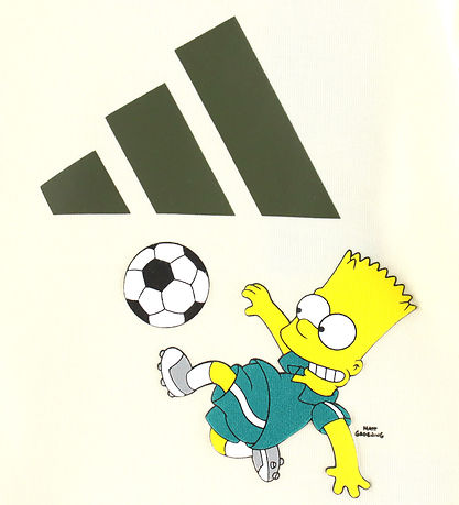 adidas Performance Setti - Pusero/Housut - Simpsons - Cream Valk