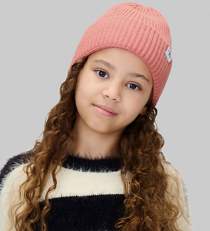 Bonnet Calvin Klein - Tricoté - Monogramme - Brandied Apricot