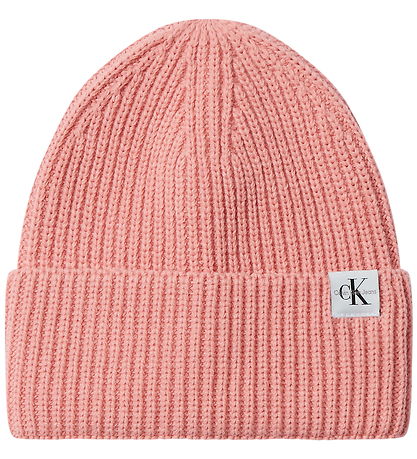 Bonnet Calvin Klein - Tricoté - Monogramme - Brandied Apricot