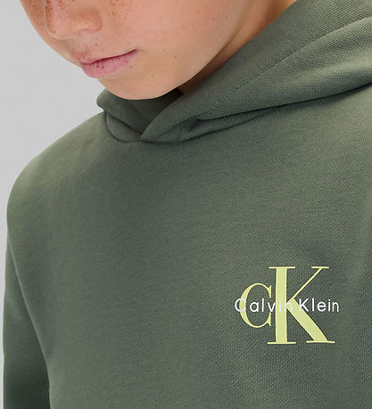 Calvin Klein Hoodie - Monogram - Thyme