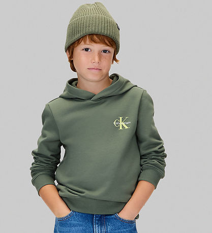 Calvin Klein Hoodie - Monogram - Thyme