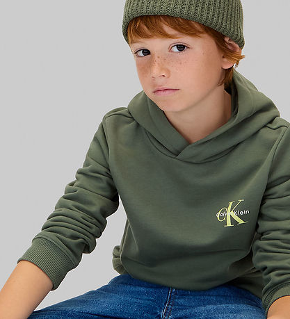 Calvin Klein Hoodie - Monogram - Thyme
