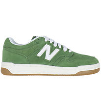 New Balance Shoes - 480 - White/Dark Alpine Green